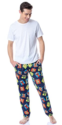 Sesame Street Men's Cookie Monster Elmo Big Bird Oscar The Grouch Big Bird Bert Ernie Lounge Sleep Pajama Pants2
