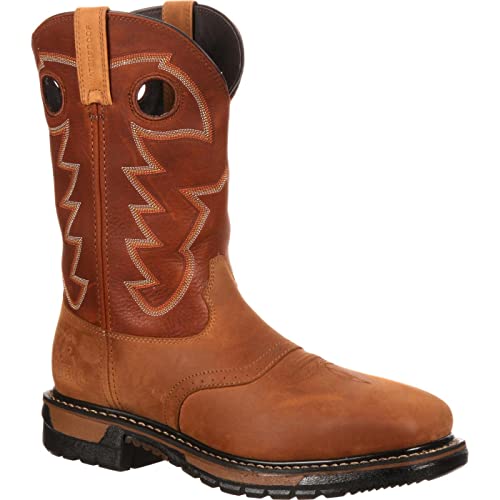 ROCKY Men's Original Ride Steel Toe Waterproof Western B Boot