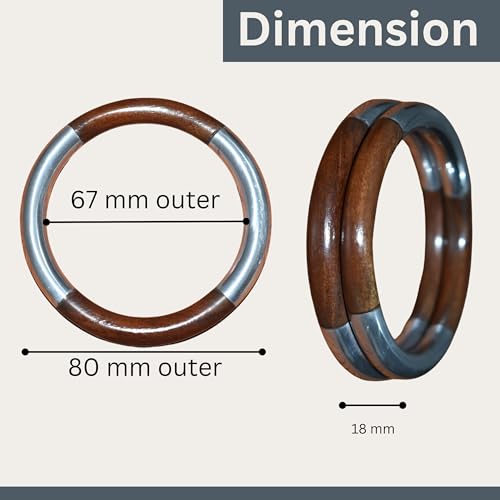 Image of Handmade Natural Wooden Bangles, Stylish Designs,Artisan Premium Quality for Women | Natural Wood Bangles Christmas Gift Jewelry for Her | Eco-Friendly Artisan Crafted Gift
