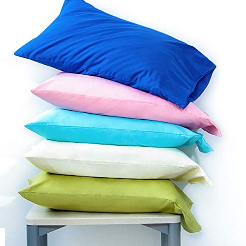FLXXIE Microfiber Pillow Cases Standard Size, Soft Pillowcases with Envelope Closure, Wrinkle, Stain Resistant Pillow Covers, 20x26, Light Grey
