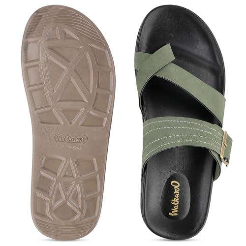 Image of WALKAROO Comfort Sandal For Men's|CloudStep Dual-Density PU Sole - Ultimate Comfort|Stylish Casual Wear|WE1353
