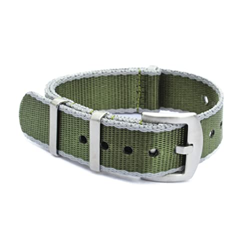 Image of WAMD Seat Belt NATO Watch Straps /Bands - 18mm,20mm,22mm and 24mm Nylon Watch Straps for Watches - Multicolour Options