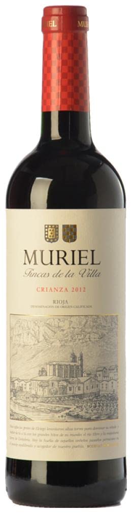 6 × Muriel Fincas de la Villa Tempranillo Rioja Crianza (Caja de 6 Botellas de 75 cl)