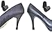 Flash on Heels® Heel Protectors 2 Pairs Black Size 1 2