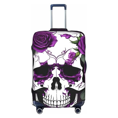 Housse de bagage élastique squelette rose X-Large 45 à 81 cm