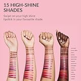 Avon Hydramatic Shine szminka 3,6 g | Intensywny kolor nawilżający | SPF 20 | pełniejsza i gładsza szminka | Wolna od okrucieństwa | Hydra Shine Brzoskwinia