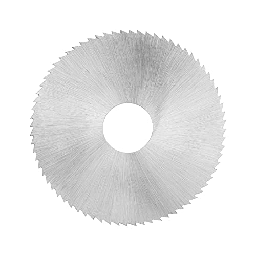 Utoolmart 63mm x16mm x1.5mm Circular Saw Blade High Speed Steel Slitting Saw 72 Tooth Cutter Wheel Disc for Cutting Off Slotting Steel Copper Metal Plastic Wood