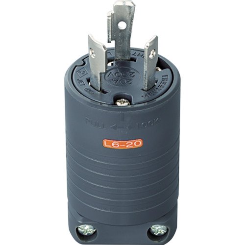 明工社 接地2P 20A 引掛プラグ 20A 250V