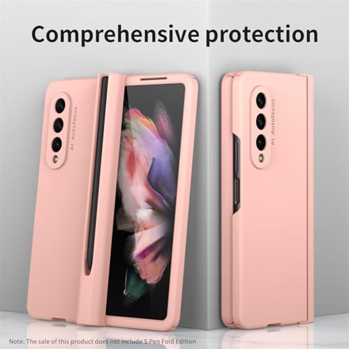 Coque Galaxy Z Fold 4 avec stylo et protection antichoc rigide PC vert