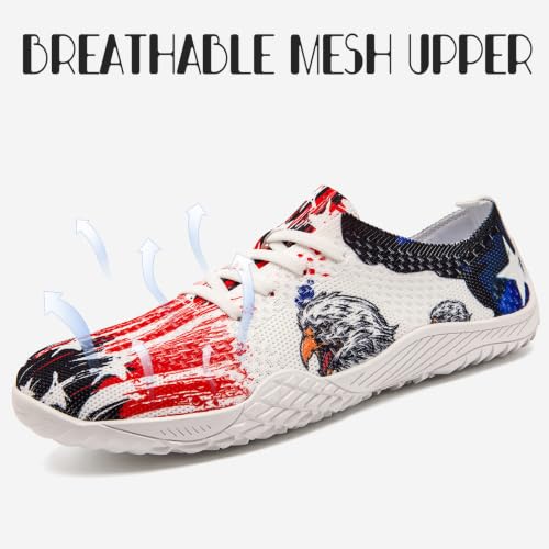 Image of Barefoot Shoes Women Tennis Gym Zero Drop Trail Minimalist Sneakers | Zero Drop 丨Minimalist丨Lightweight Material丨Breathable Mesh丨Non-Slip丨Machine Washable