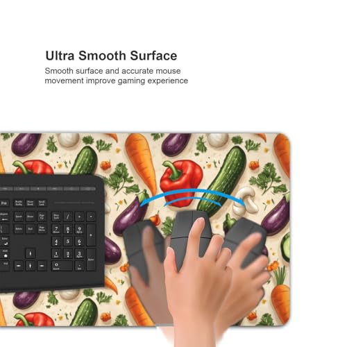 Tapis de souris antidérapant grand format pour stabiliser votre clavier