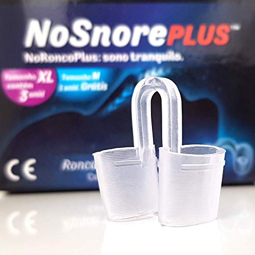 Dilatador Nasal Nosnore Xl Em Silicone Anti Ronco/Esportista. Caixa Com 3 Unidades Xl E 1 M, Bioworl