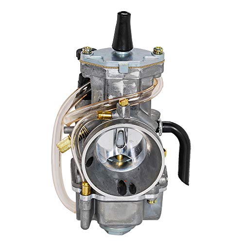 SaferCCTV PWK Carburetor Carb with Jet Compatible with Motorcycle Scooters Dirt Bike ATV (Compatible with Yamaha Honda Suzuki Kawasaki GASGAS BSA BULTACO 2 Stroke /2 Cycle Bikes