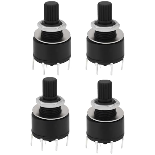 Commutateur rotatif 2 pôles 3 positions RS16 avec écrou SING F LTD lot de 4