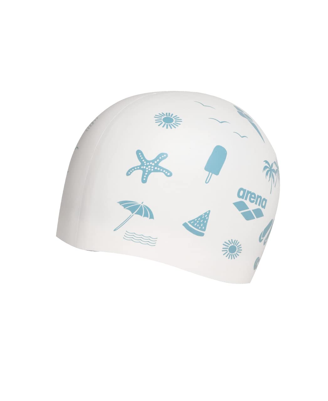 ARENA Unisex Reversible Swim Cap, BEACH VIBES, NS - Image 3