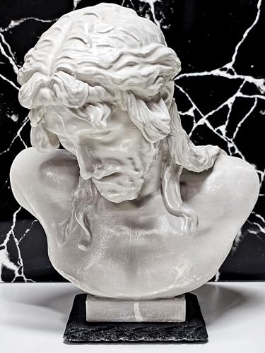 Escultura de Cristo en Crucifijo Donatello 23cm con Acabado Artístico Fino