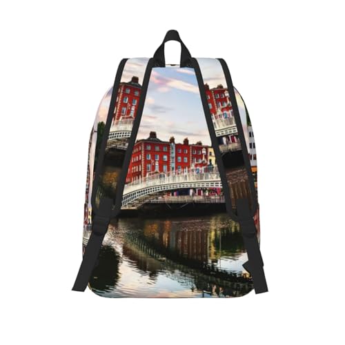 Sac d'ordinateur pour voyage Dublin résistant pour éviter le mal de dos
