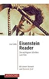 eisenstein filmmontage  Eisenstein-Reader: Die wichtigsten Schriften zum Film