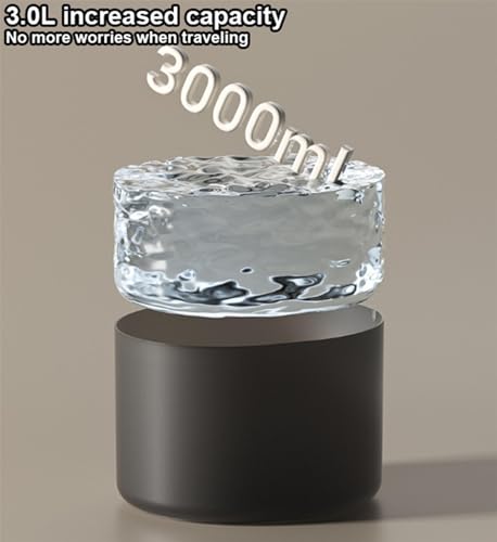 Fuente de agua para gatos automática recargable 3 L miniatura 7