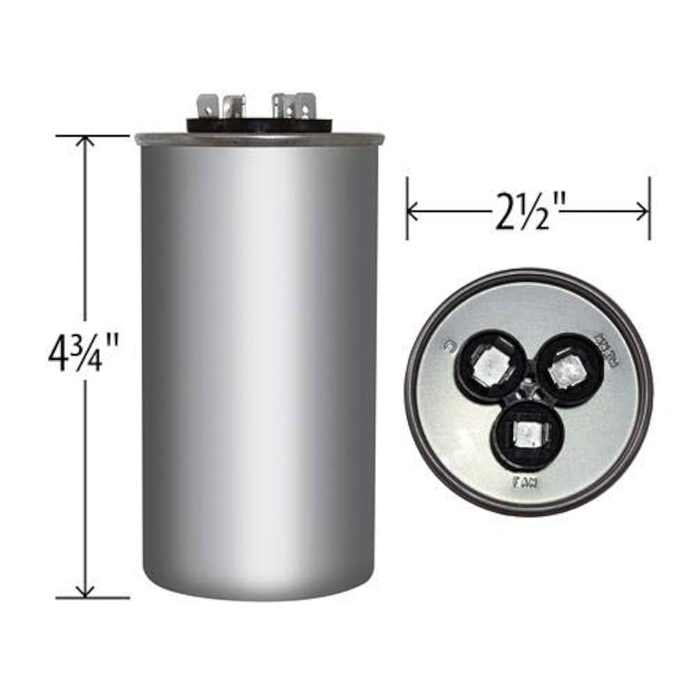 Lennox 81W20 - USA Made Replacement Dual Run Capacitor 80+10