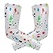 Seamless Colorful Ink Spray Brushes Dots Spots Stains on White 1 Pair Cooling Sports Arm Sleeves, Cover Uv Sun Protection Warmer for Sports Men Women Running Golf Cycling Riding Jogging