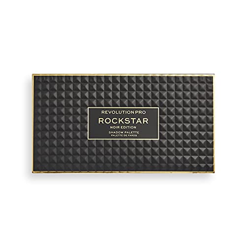 Revolution Pro Rockstar Matte Shadow Palette Noir Edition, Smokey Eye Looks 18.0 Gram (Multicolor)-image-13