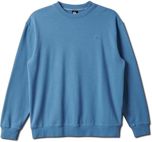 Quiksilver - Mens Saltwater Crew Hoodie, Color Niagara, Size: Large