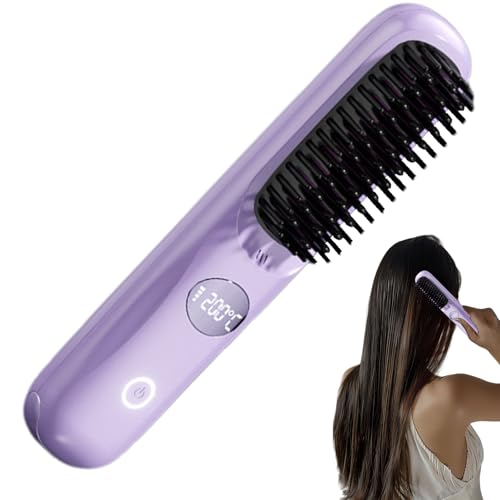 Lisseur à cheveux sans fil chauffage rapide portable