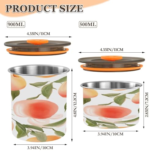 Envase de Café Hermético de Acero Inoxidable 17oz miniatura 2