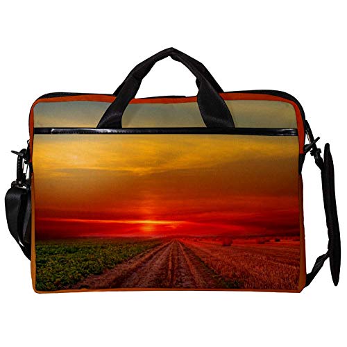 Housse bandoulière ordinateur portable 14 15 pouces anti choc landscape field