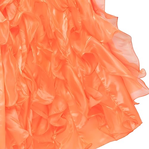 ROYAL SMEELA Women Maxi Tulle Floor Length Curl Layered High Waist Spectial Occasion Skirt Dance Skirts2