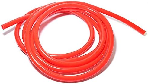 LTI Universal 10 Feet Length Universal 8mm (5/16 Inch) Inner Diameter High Performance Silicone Vacuum Hose Line (8MM, RED)