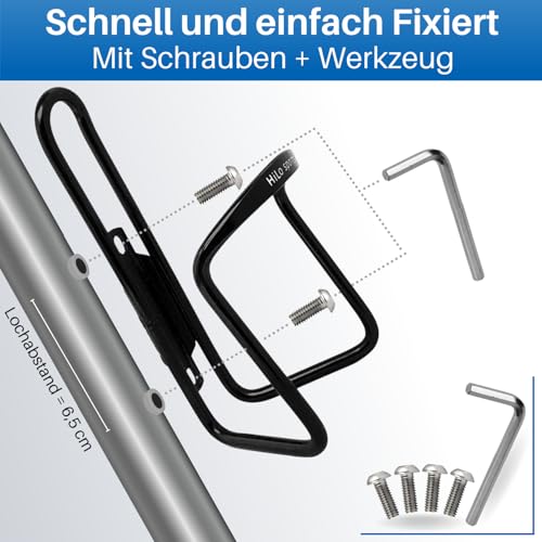 Rennrad Flaschenhalter Hilo Sports 2er Set für Fahrräder