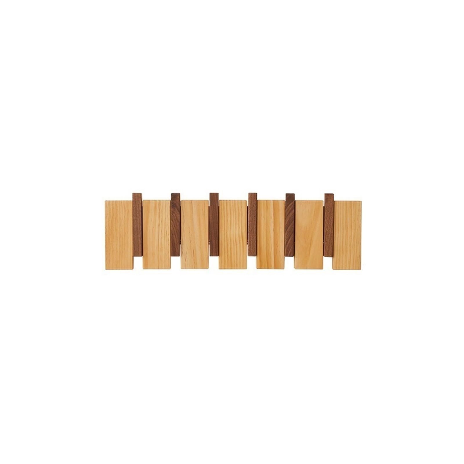 Pafooa A Pafoo Hooks Wooden Hook Clothes Wall Hanging Hanger, Home Entrance Bedroom Mounted Rack(,M)