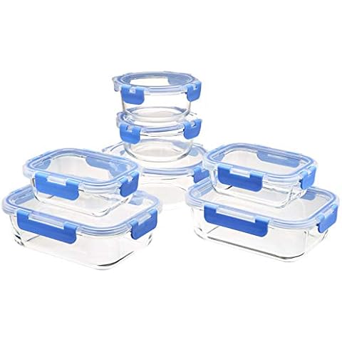 Amazon Basics Glass Food Storage Container Set Cover