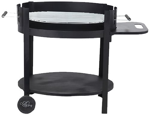 Chill&Grill Holzkohlengrill Zusammenbau OHNE Schrauben Calypso, Schwarz