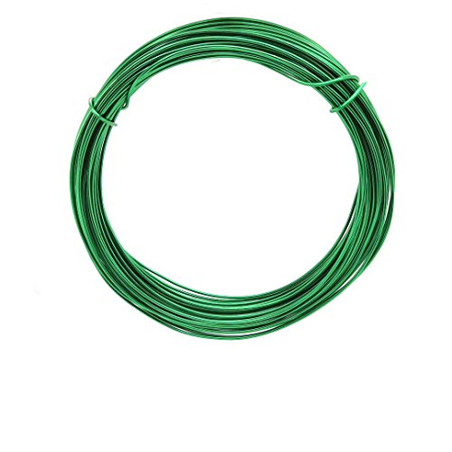 Image of 32.8 Feet Aluminum Wire for Craft /Jewelry Making and Wire Sculpting (Green, 0.8MM /20 Gauge) from Craft Wire