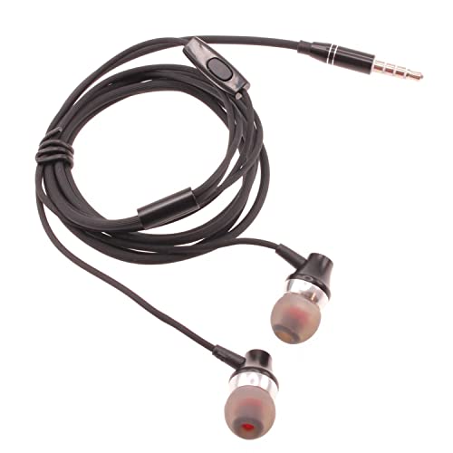 Hi-Fi Sound Wired Earphones Compatible with Amazon Kindle Fire HD 8.9 (2012 Release), 10 Plus (2021 Release) - Headphones Handsfree Mic Headset Metal Earbuds in-Ear Earpieces N7Y