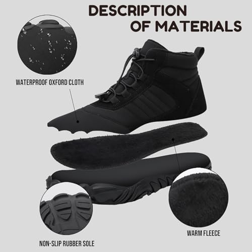 Hike Barefoot Shoes for Women Men Waterproof Trail Running Healthy & Non-Slip Barefoot Shoes2