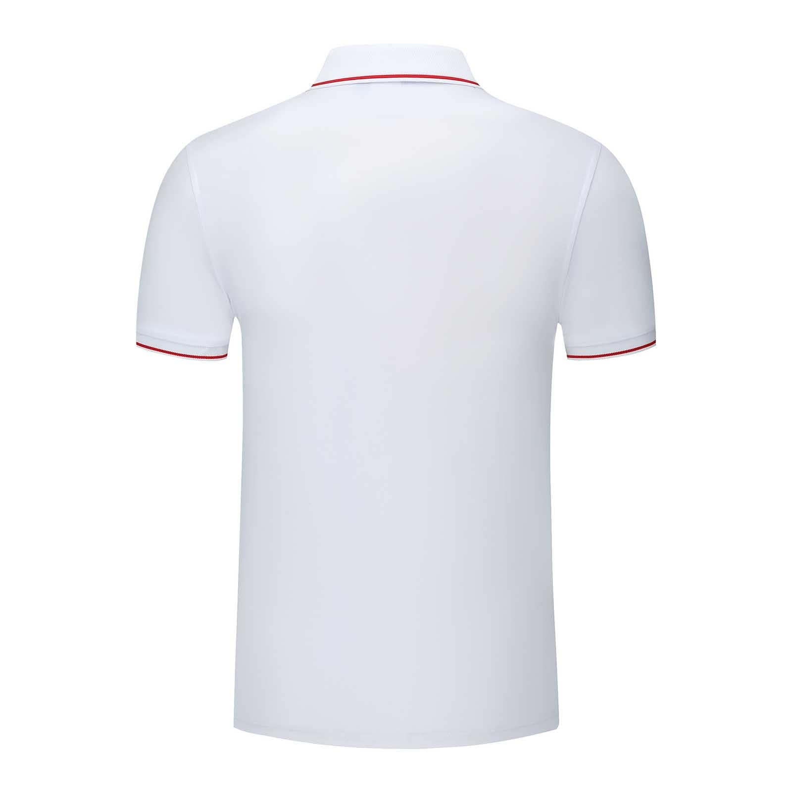 Polo pour homme - Mode d'été - Soie - Col en V - Manches courtes