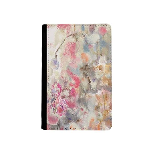 Porte-passeport Avril Lotus XJJ peinture à l'huile design luxe