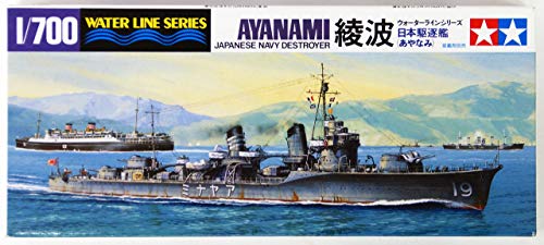 Tamiya 1/700 Waterline Japanese Destroyer Ayanami Plastic Model 31405