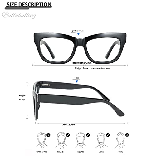 Image of 3Pack Bling Square Cateye Reading Glasses For Women Men Spring Hinges Blue Light Blocking Computer Readers (black /blue /champagne, 2.25, multiplier x)