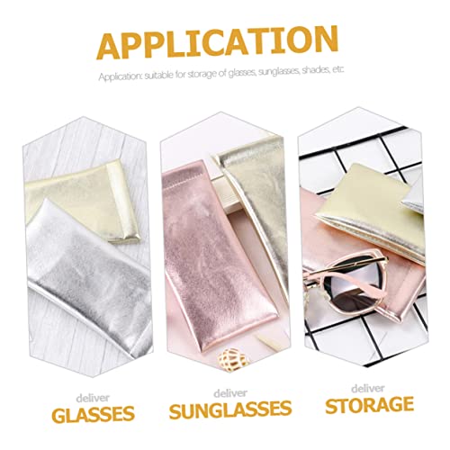 FOMIYES Bolsa De Óculos Porta-Vidros Porta-Óculos Organizador De Copos Bolsa 3Pcs Bolsa De Óculos Es