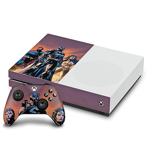 Autocollant Xbox One S Justice League : habillage complet collector DC Comics