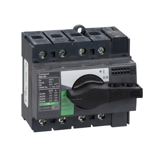 Interrupteur-sectionneur 4P INS63 triphasé neutre Compact 63 A