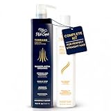 I BELLI CAPELLI TORRANO KERATIN-HAARBEHANDLUNG 1-SCHRITT-GLÄTTUNG, FORMALDEHYDFREI – NANOPLASTIA ZUM HAARGLÄTTEN 500 ML (16.9 FL.OZ) + TIEFENREINIGENDES SHAMPOO 300 ML (10.1 FL.OZ)