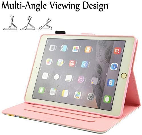 iPad Mini Case, iPad Mini 2 Case, iPad Mini 5 Case, iPad Mini 3 / 4 Case, Fvimi Multi-Angle Viewing Folio Smart Leather Cover with Auto Sleep/Wake for iPad Mini 1/2/3/4/5 7.9" Tablet, Gold Pineapple