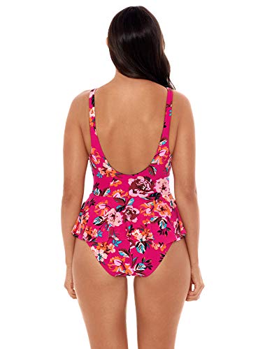 Skinny Dippers Women's Swimwear Toe Too Too Plunge Neckline Soft Cup Skirted One Piece Swimsuit2