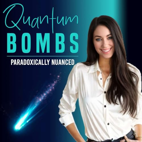 Quantum Bombs Podcast Por Beth Hagendorf arte de portada